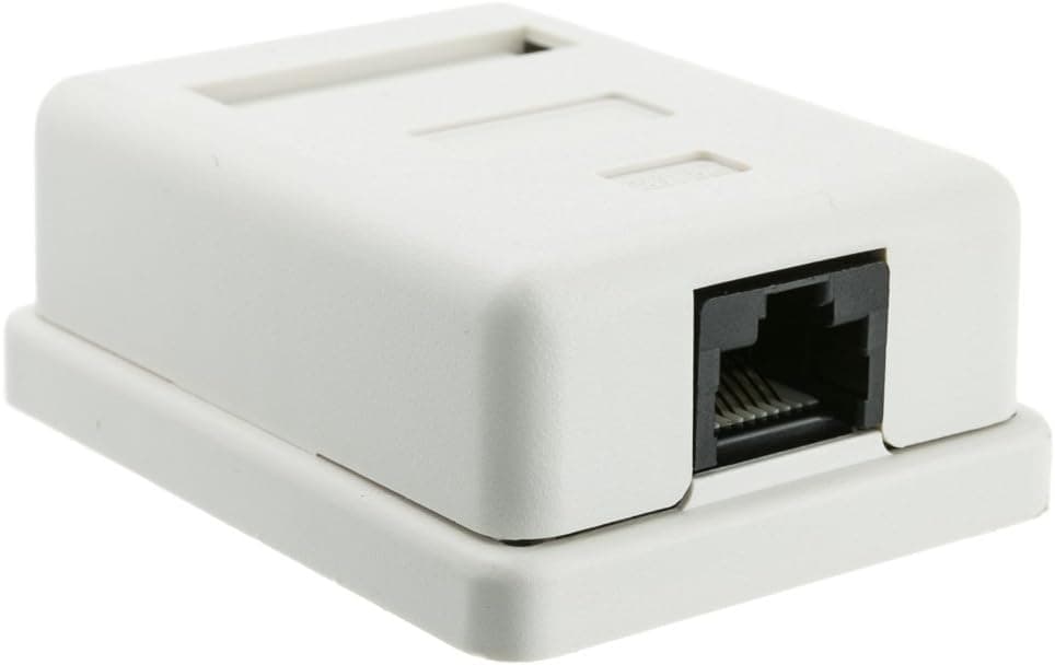 Cat5e Single Surface Mount Box, Unshielded (CNE43699)