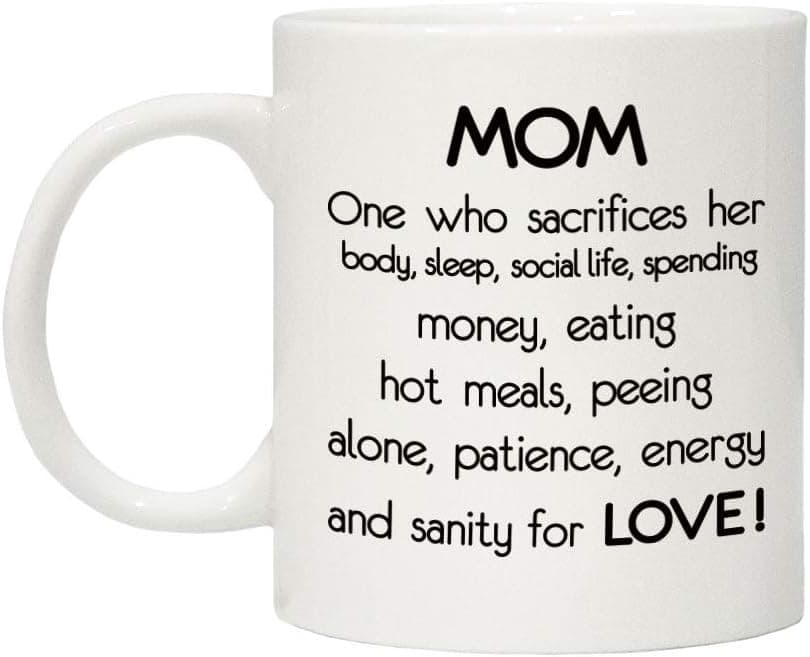 FLY SPRAY Funny Mother's Day Coffee Mugs, Best Birthday Gifts for Mom, Women - Unique Gag Valentine's Present from Daughter or Son -Novelty Gift For Parents