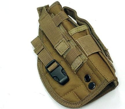 STRIKE Molle Combat Pistol Belt RH Holster Coyote Brown