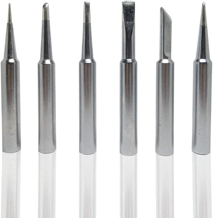 6PCS Soldering Tips for Weller ST Series Tip Replace Weller ST7 WLC100,SP40L / SP40N and WP25, WP30, WP35 Irons Tips