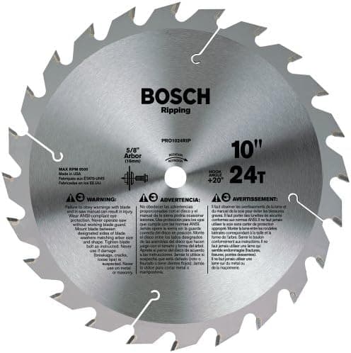 Bosch PRO1024RIP 10 In. 24 Tooth Ripping Circular Saw Blade