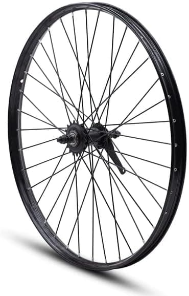 BBR Tuning Rear Heavy Duty 12 Gauge 26 Inch x 1.5 Inch Rim - (Black Coaster Brake Non-Disc Brake Ready)