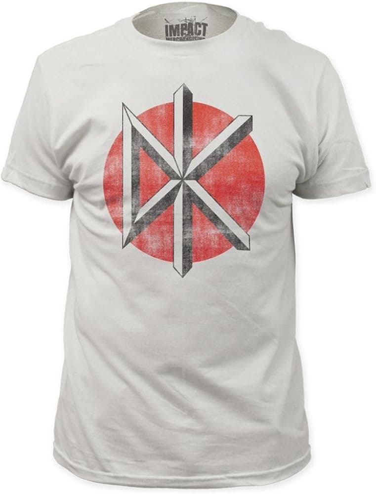 Dead Kennedys Men's Distressed Logo Slim Fit T-Shirt Vintage