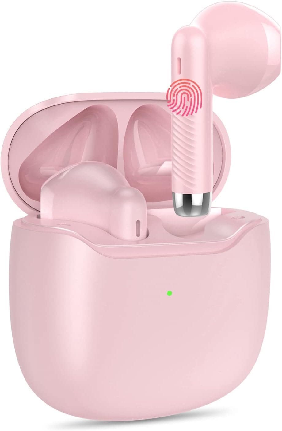 coioc Wireless Earbuds, Bluetooth Headphones, Ultra-Light and Bluetooth 5.3, CVC8.0 Bluetooth Earbuds, 30H with Mini Charging Case, USB-C Fast Charge, Deep Bass, IPX7 Waterproof, for Work,Travel