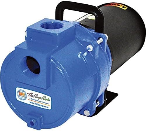IPT Cast Iron Self-Priming Sprinkler Booster Water Pump - 5,500 GPH, 2 HP, 1 1/2in. Ports, Model Number 3793-IPT-95