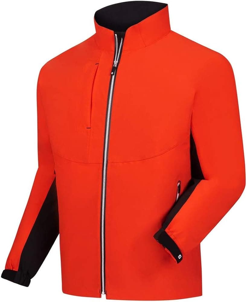FootJoy New DryJoys Tour LTS RAIN Golf Jacket Flame/Black Large