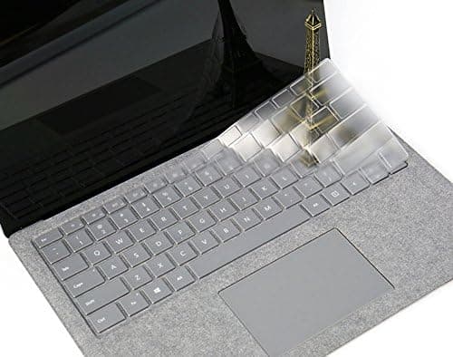 XSKN Clear TPU Ultra Thin Keyboard Skin Cover Protector US Version Compatible with 2017 Released Microsoft Surface Laptop