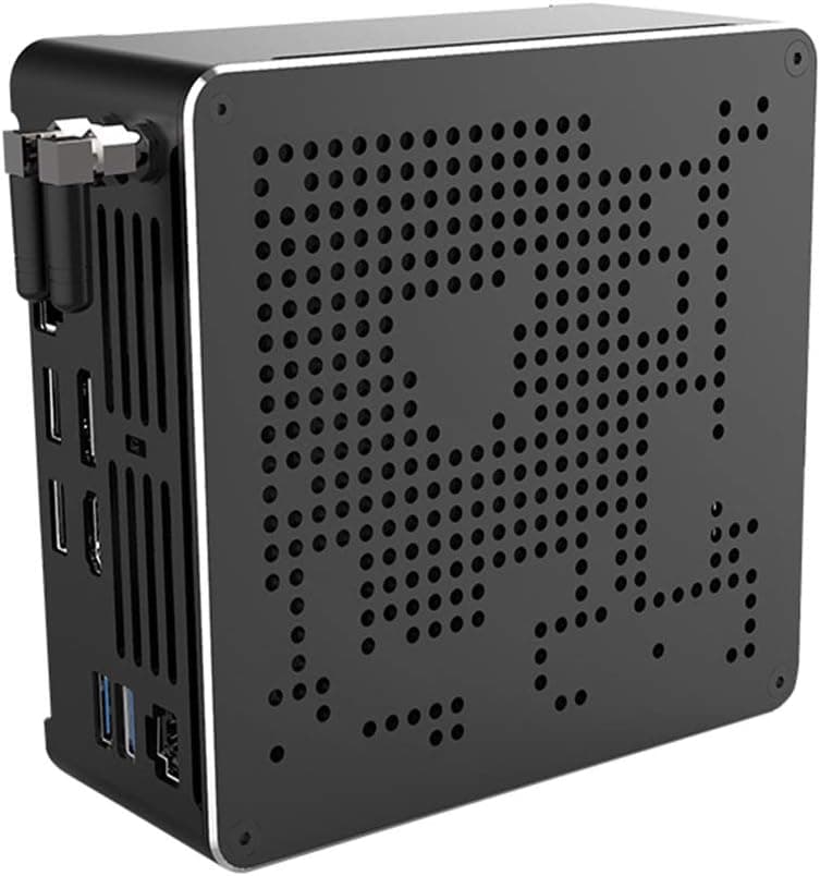 PARTAKER B18 DDR4 Coffee Lake 8th Gen Mini PC Intel Core I7 8850H DDR4 RAM NGFF SSD Intel UHD Graphics 630 Mini DP HDMI WiFi,32G RAM/240G SSD/1TB HDD
