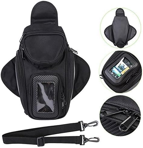 Motorcycle Tank Bag - Waterproof with Universal Magnetic Bag Universal Fuel Motorcycle Accessories Bag Outdoor for Yamaha Suzuki Kawasaki Harley