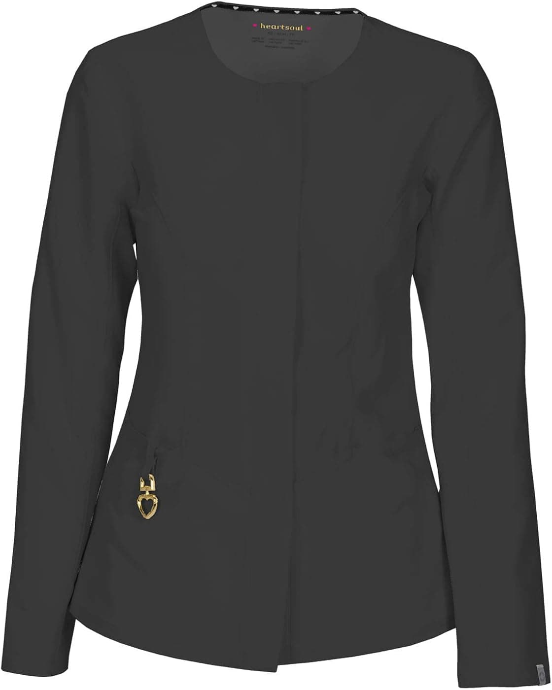 HeartSoul Women Warm Up Scrubs Jacket Button Front 20601A