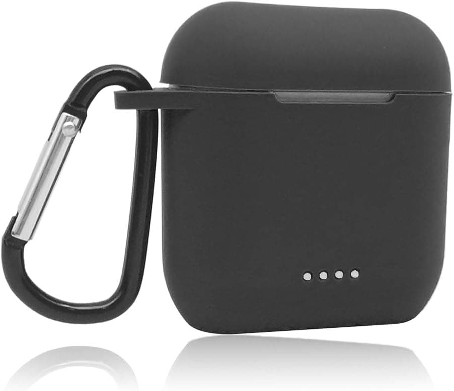 HARBORY Protective Silicone Case Cover for Tozo T6 , Professional Shockproof Tozo t6 Case Cover (Black)
