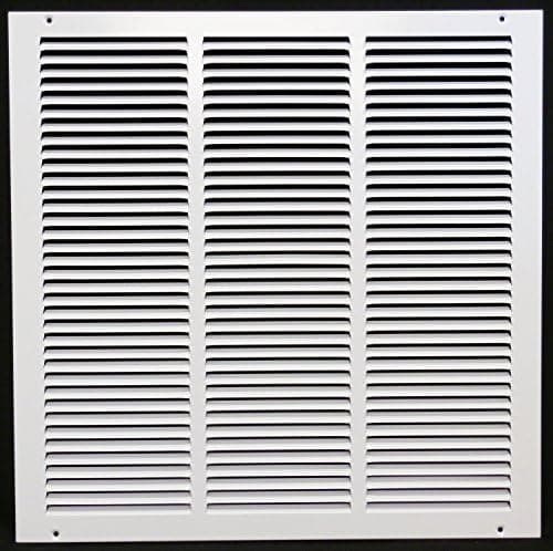 32" x 26" Return Air Grille - Sidewall and Ceiling - HVAC Vent Duct Cover Diffuser - [White] [Outer Dimensions: 33.75w X 27.75"h]
