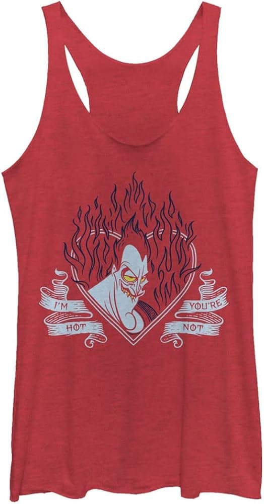 Disney Villains Hades Im Hot Youre Not Women's Racerback Tank Top