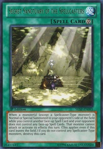 YU-GI-OH! - Secret Sanctuary of The Spellcasters (SHSP-EN095) - Shadow Specters - Unlimited Edition - Rare