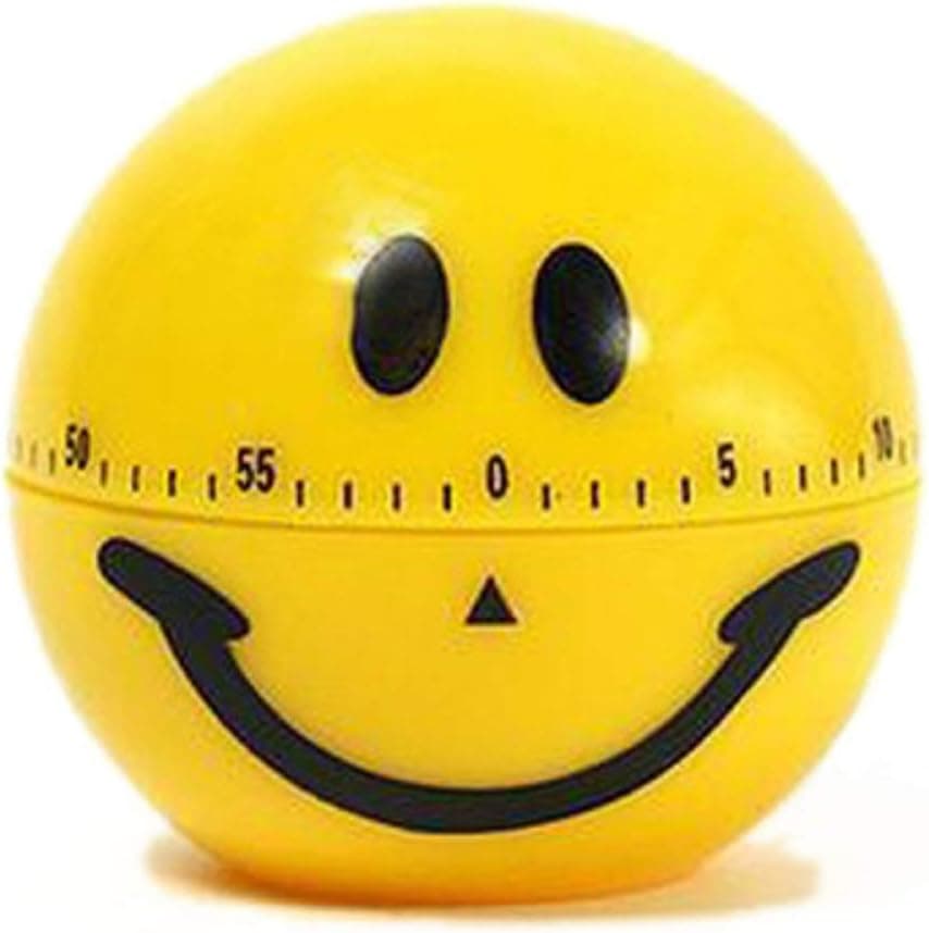 Chironal Fashion Cartoon Kitchen Smiley Timer Creative Reminders 7.57.57.5cm Free Shopping (Smiling Face)