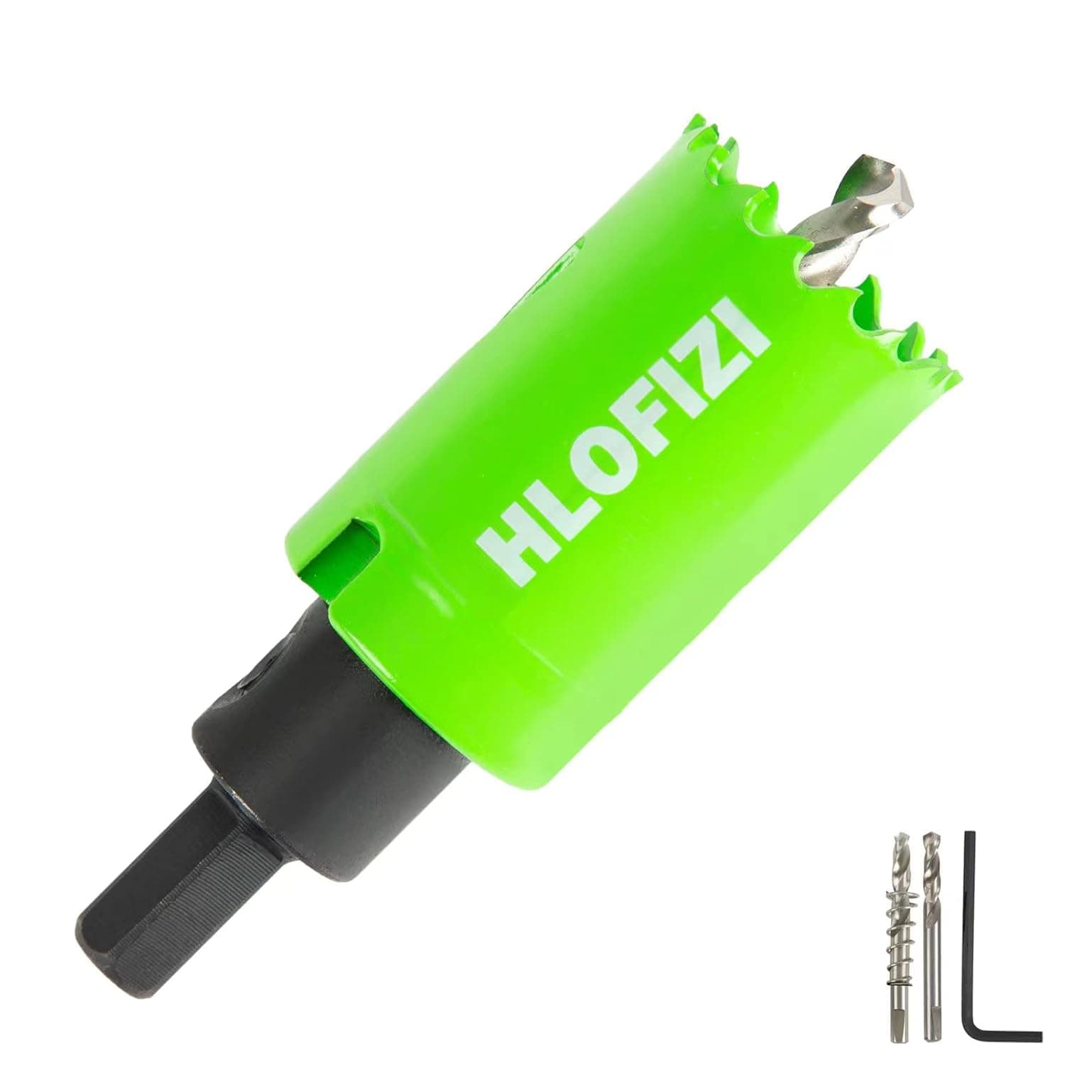 HLOFIZI 1-1/4 Inch Hole Saw Bit Bi-Metal for Wood Metal Plastic with Arbor, 1.5 Inch Depth