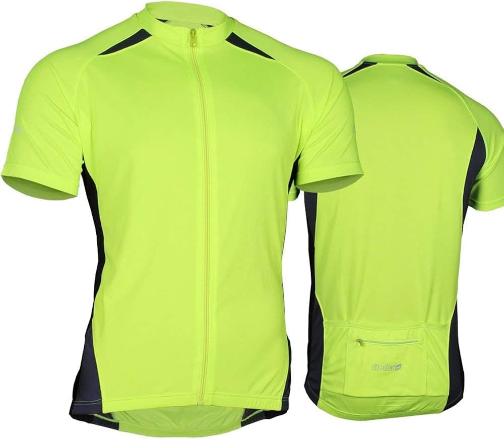 Fiolla Cyclo-Dri Mens Cycling Jersey Neon High Visibility (5XL)