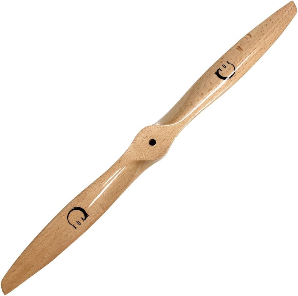 XOAR PJA-P 25 Inch 2 Blade RC Airplane Propeller Wood Prop for Gasoline RC Planes (25X8 Pusher)