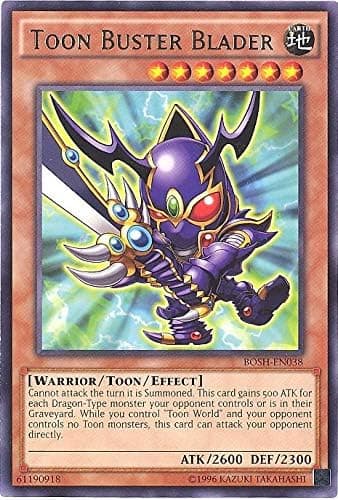 Yu-Gi-Oh! - Toon Buster Blader (BOSH-EN038) - Breakers of Shadow - Unlimited Edition - Rare