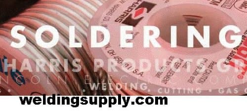 Harris 60R61 60/40 Rosin Core Lead Solder, 1/8" x 1 lb. Spool