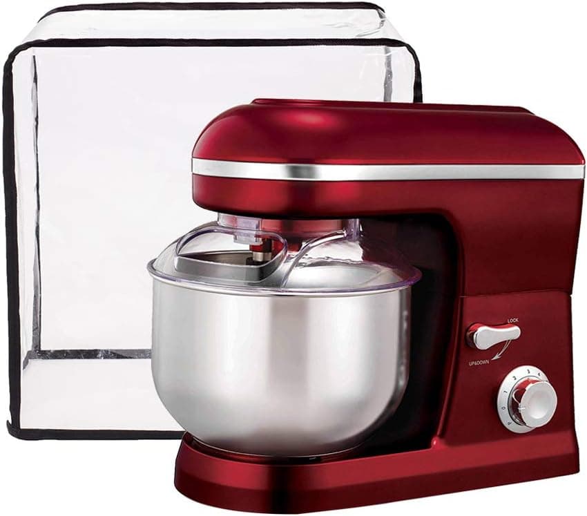 Stand Mixer Cover, Large Size Mixer Waterproof Cover, Kitchen Aid Mixer Accessories, Kitchen Small Appliance Protector Shield, Compatible 4.5-6 Quart Kitchen Aid Organizer Bag (15.3"Lx10.2"Wx15.4"H)