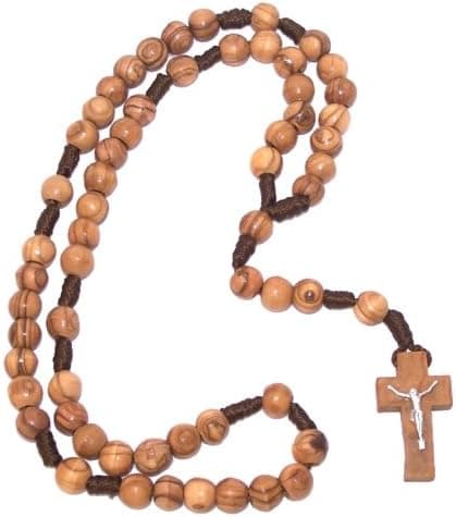 A special Rosary : Seven Sorrows of Mary olive wood Rosary (10mm Smooth beads.