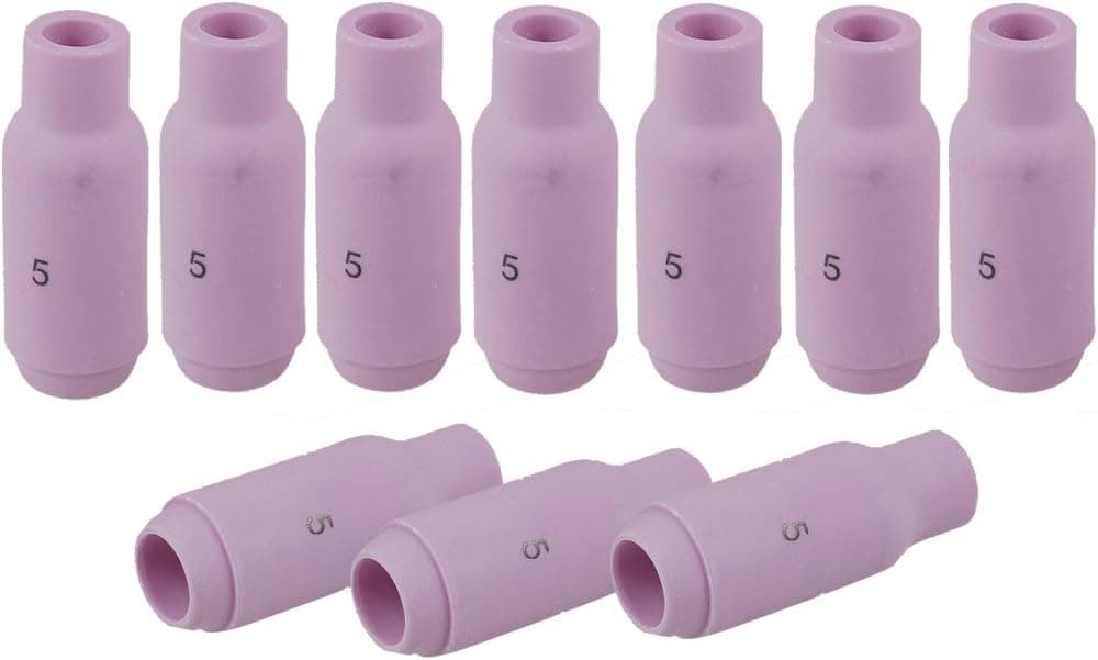 uxcell 10 Pcs 5 10N49 TIG Torch Welding Ceramic Nozzles for Legacy LS17 LS17V