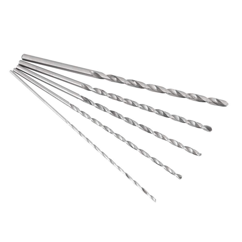 Extra Long Brad Point HSS Drill Bit, 2-5mm Diameter x 150mm Length, Straight Shank Twist Drill Bits for Wood Plastic and Aluminum