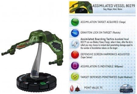 Star Trek Heroclix Tactics III #014 Assimilated Vessel 80279