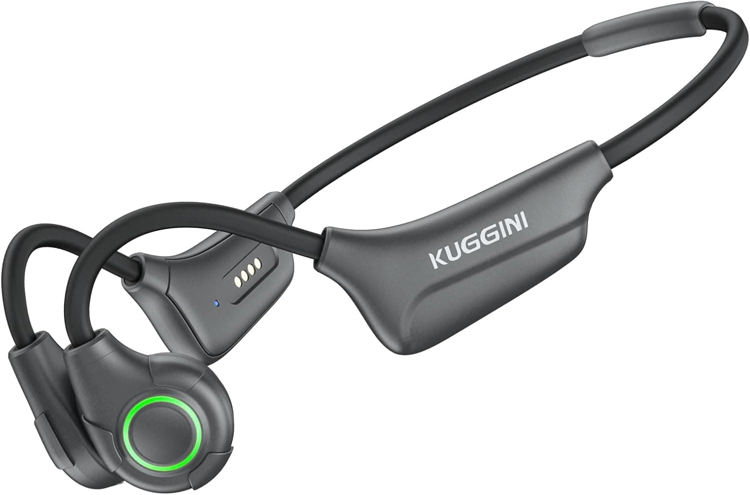 Kuggini Bone Conduction Headphones, Open Ear Sport Headphones Bluetooth Sweatproof Waterproof Wireless Earphones with Mic Headset for Running, Gym, Hiking, Cycling