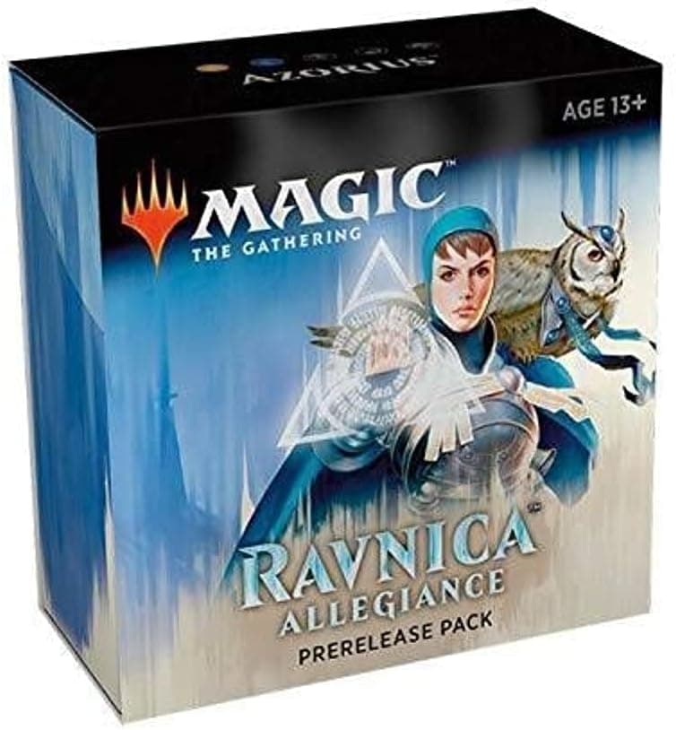 Magic The Gathering: Ravnica Allegiance Prerelease Pack Azorius (Pre-Pelease Promo + 6 Boosters + d20 Spindown Counter) Kit