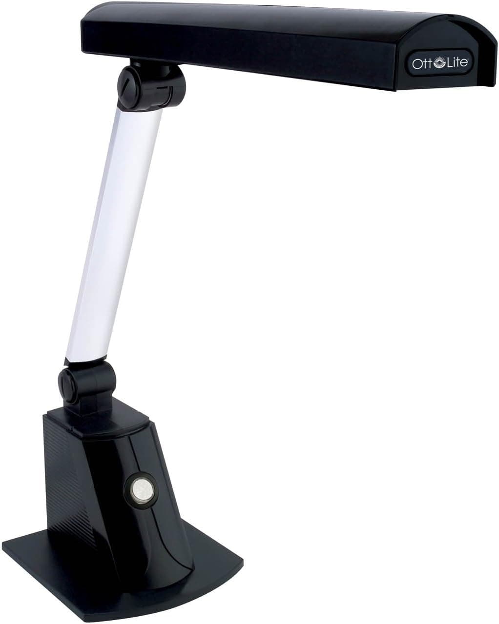 OttLite J59376 Learning Light Table Lamp in Black