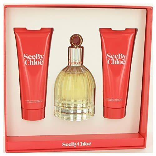 SEE BY CHLOE by Chloe Gift Set for WOMEN: EAU DE PARFUM SPRAY 2.5 OZ & BODY LOTION 2.5 OZ & SHOWER GEL 2.5 OZ
