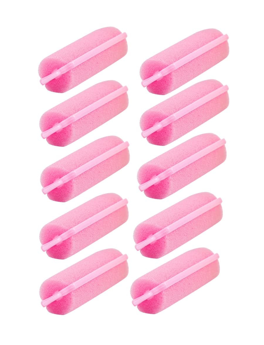 Small Color Foam Sponge Hair Rollers 10PC