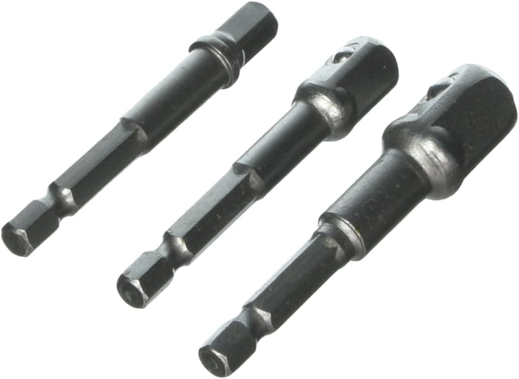 3 Piece Hex Drill Socket Drivers 1/4", 3/8", 1/2" Item #68513