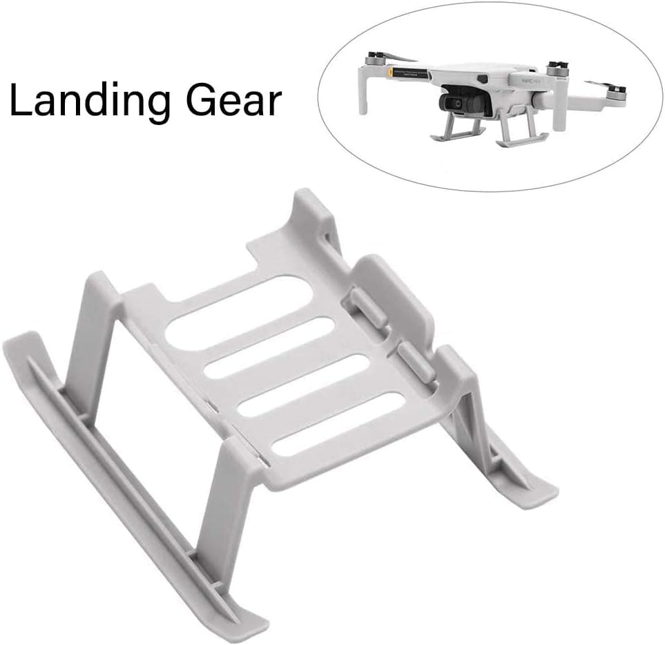 Mavic Mini Accessories, Landing Gear + Propeller Holder Guard + Lens Protector Tempered Glass Films (2 Sets) + Lens Hood Sunshade Protective Cap for DJI Mavic Mini Drone