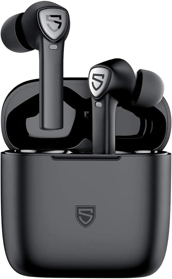 SoundPEATS TrueCapsule2 True Wireless Earbuds with 4 Mics, in-Ear Detection, Bluetooth 5.0 Headphones, 40 Hours Playtime, Single/Twin Mode, USB-C Quick Charge, Touch Control, TWS Earphones Deep Bass