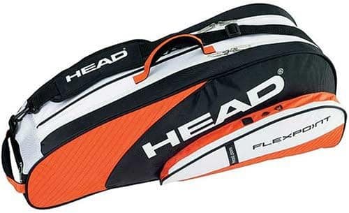 HEAD Flexpoint Radical Combi Tennis Bag (Black/Orange)