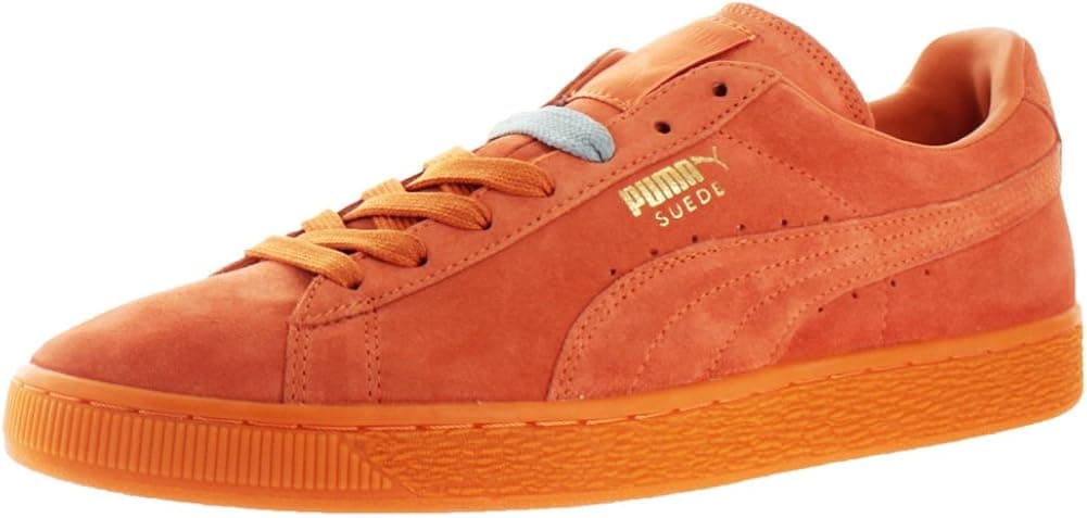 PUMA 357251-11 Men Suede Classic+ ICED Russet Orange/Russet Orange