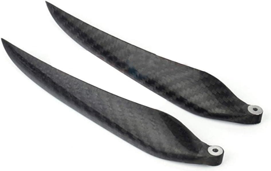 1 Pair inch Two Blades Fold Carbon Fiber Propeller for RC Model Airplane/Remote Control Glider Plane Accessory Parts (19×10)