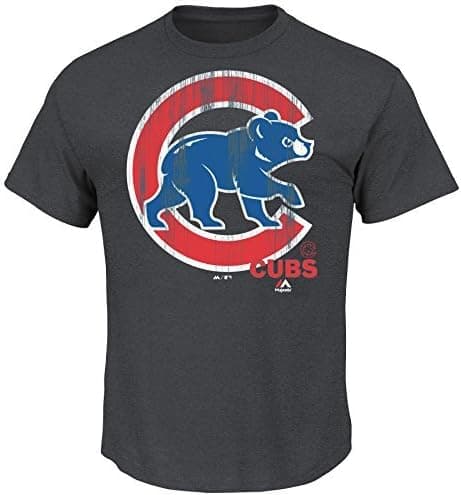 Majestic Chicago Cubs Charcoal Taken 'em to School T-Shirt