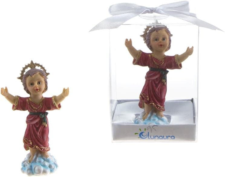 Lunaura Religious Keepsake - Set of 12 El Divino Nino Statue Favors
