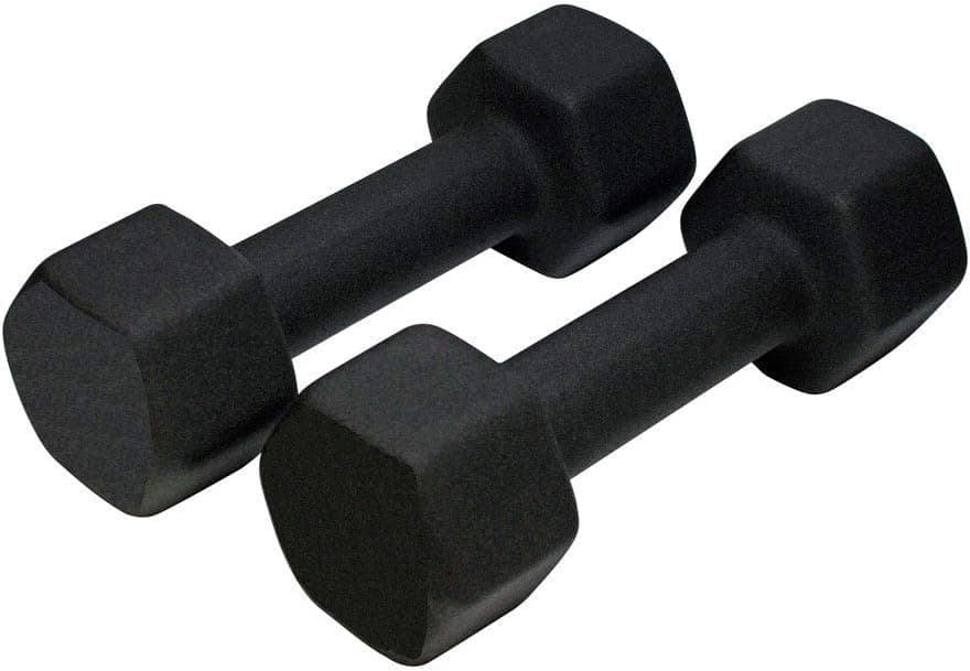 Amber Fight Gear Neoprene Dumbbell for Muscle Toning Strength Building and Rehab (Pair)