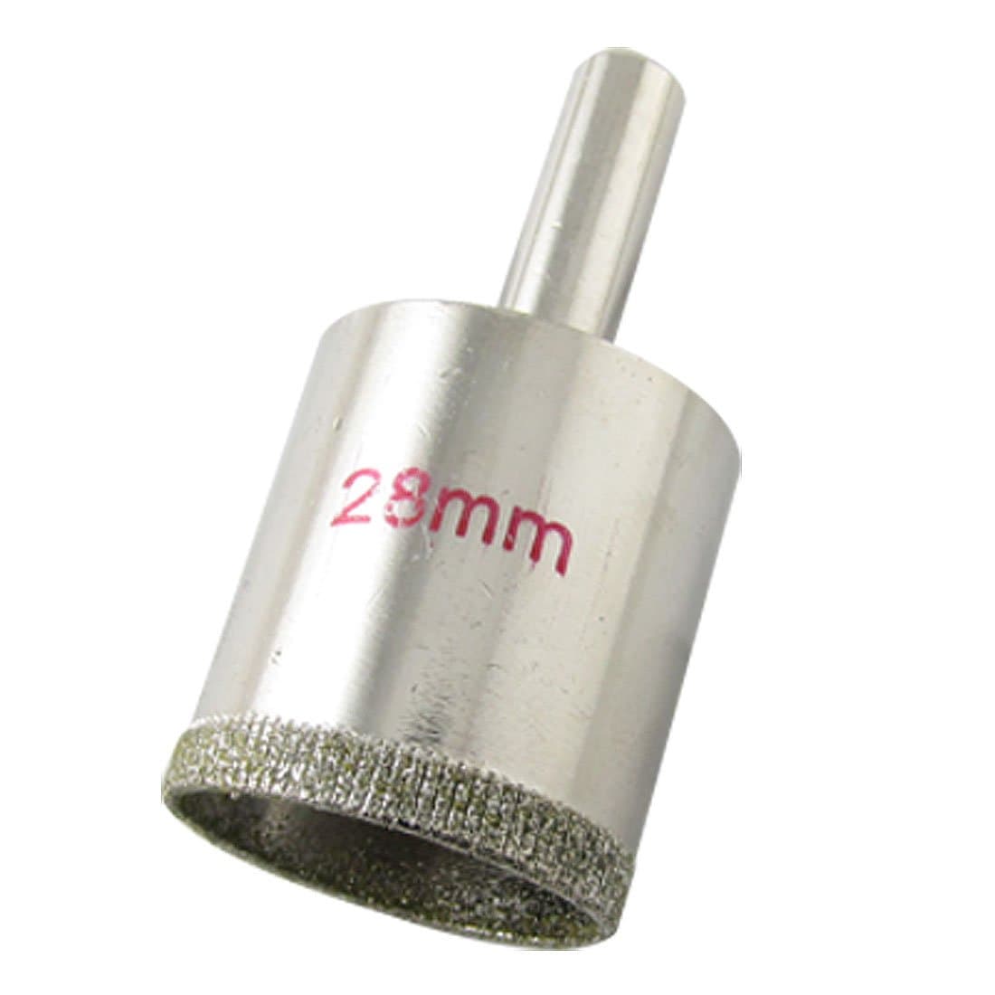 uxcell Diamond Coated 28mm Dia. Glass Hole Saw Cutter Tool