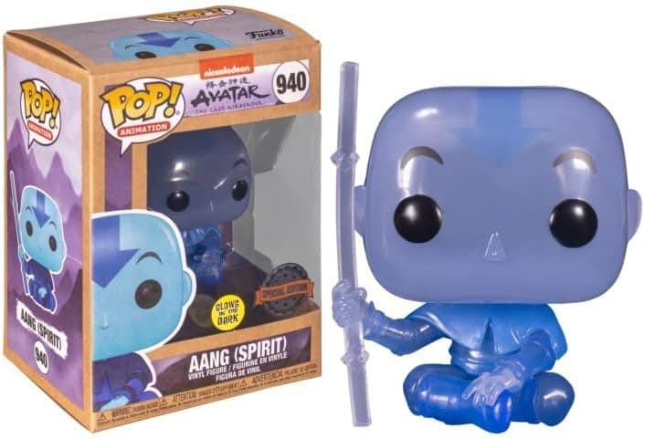 Funko POP! Animation Avatar The Last Airbender #940 – Aang [Spirit] Glow-in-The-Dark Exclusive