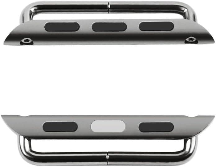 Apple Watch Adapter, iBazal Stainless Steel Apple Watch Connector with Screwdriver for 38mm Apple Watch/Sport/Edition (Space Gray 38mm)