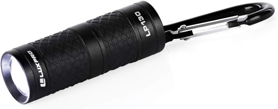 LUX-PRO LP130 40 Lumen Keychain LED Focus Light,Black