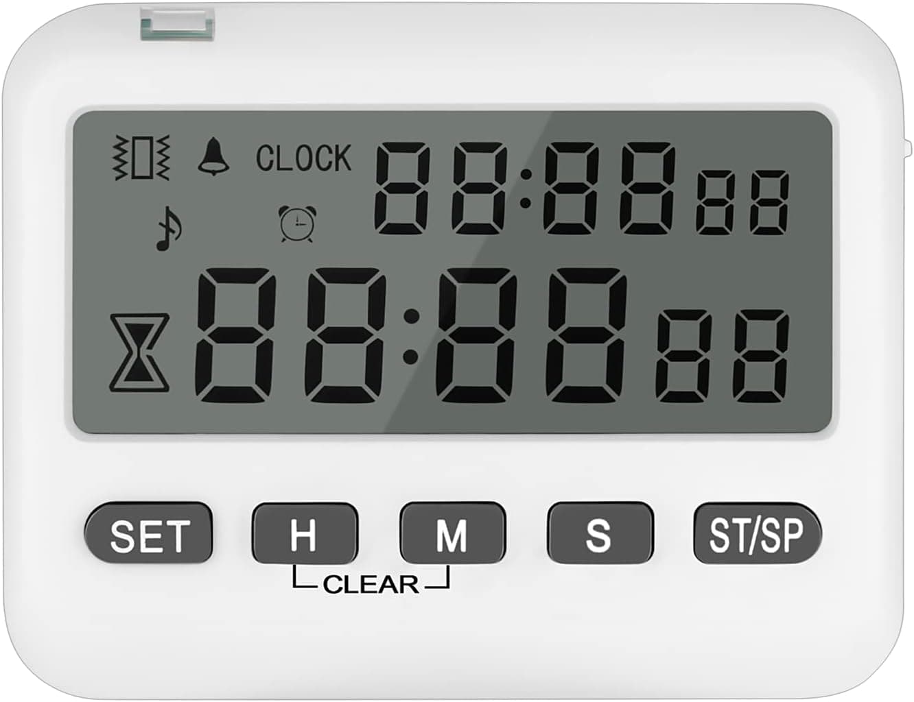 Digital Timer 99 Hours 59 Minutes 59 Second Kitchen Timer Students Table Timer Training Clock and Alarm Clock with Vibration