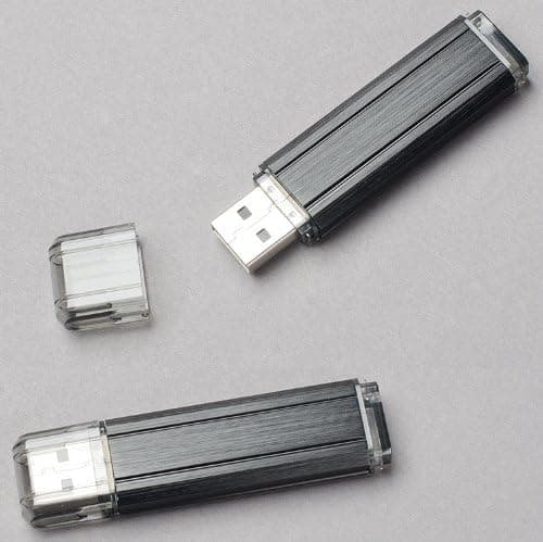 USB 3.0 Anodized Black Aluminum USB Flash Memory Drive 32GB
