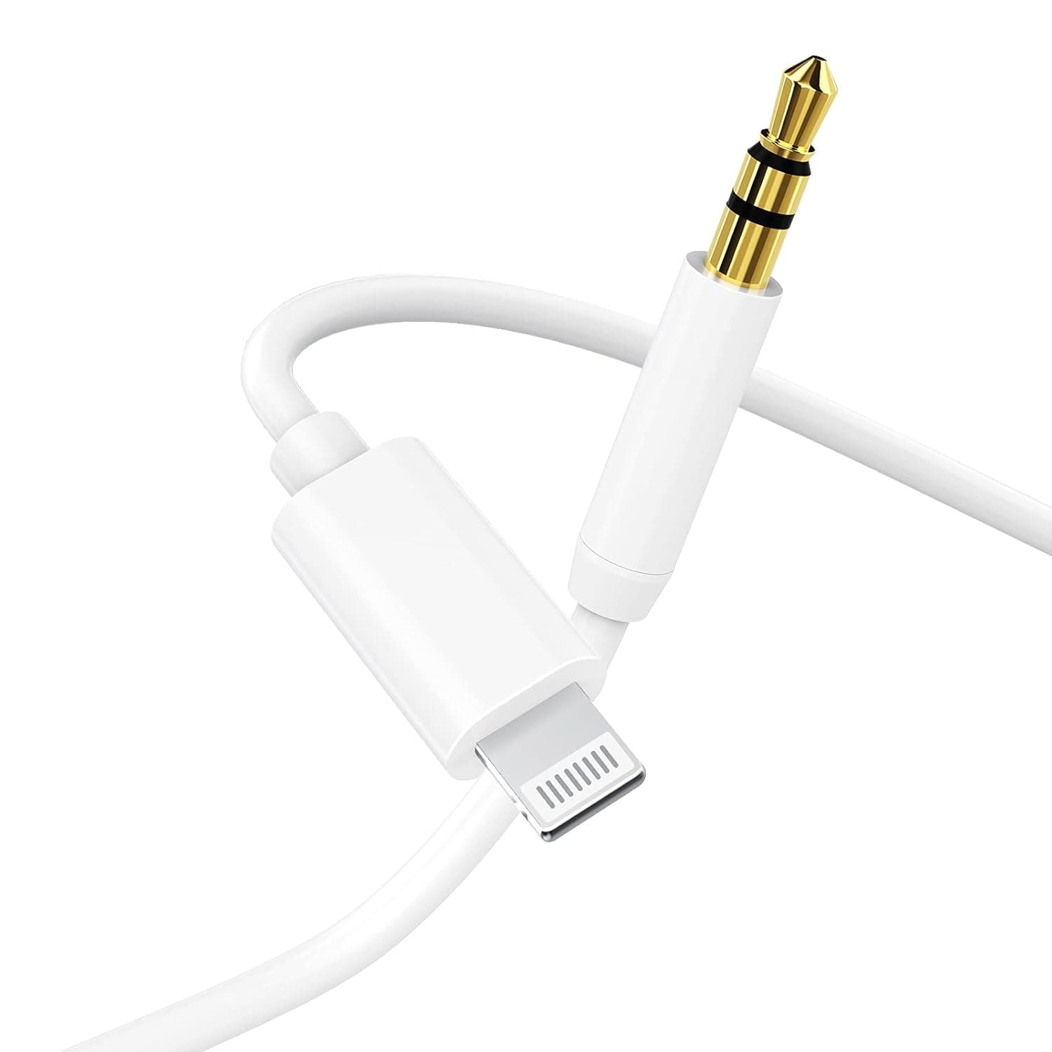 iPhone Aux Cord for Car, AONISHI [Apple MFi Certified] Lightning to 3.5mm Audio Cable Headphones Jack 13 12 11 XS XR X 8 7 iPad Home Stereo, Speaker, Headphone, DA-006, 3.3 feet